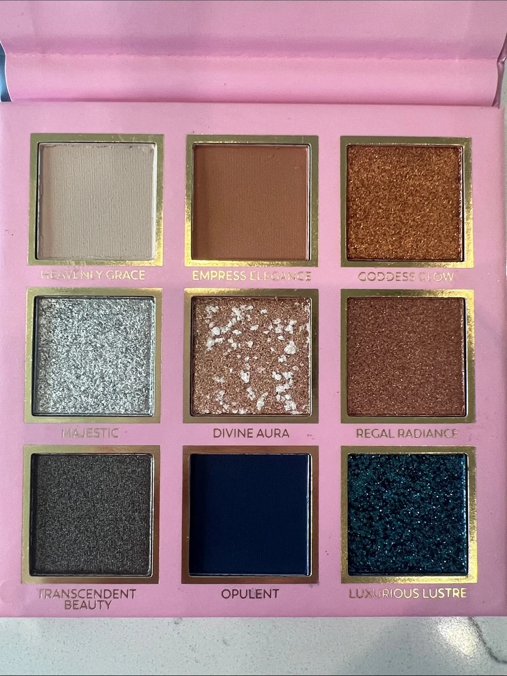 Goddess Eyeshadow Palette by LOISE — Pink Purple Cloud Design